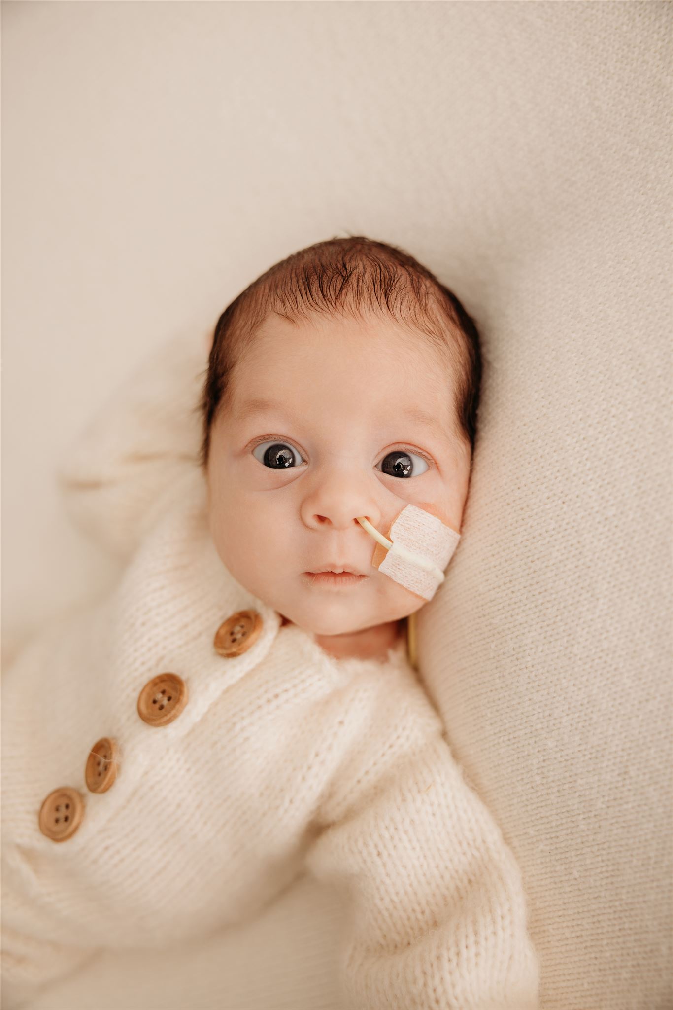 Newborn baby Liam during his photoshoot in Michelle Kelly Photographys Papakura Newborn Photography Studio in South Auckland