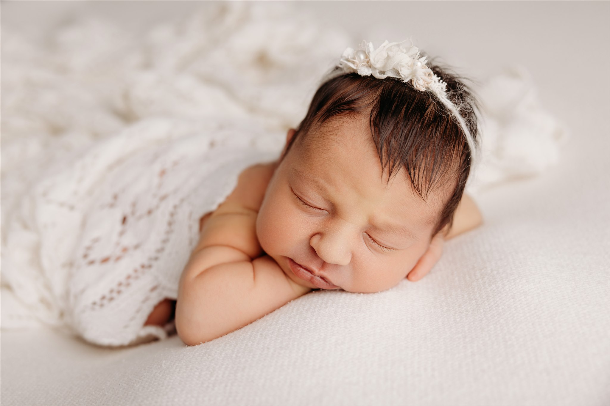 Auckland newborn photography studio session with Michelle Kelly Photography